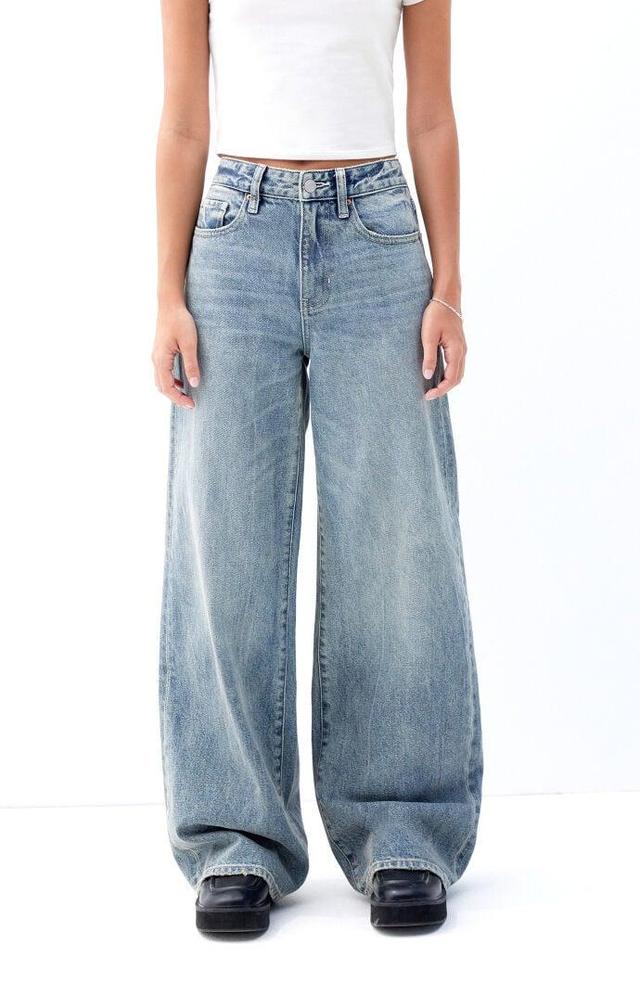 Womens Jessie High Waisted Baggy Jeans - Product Image