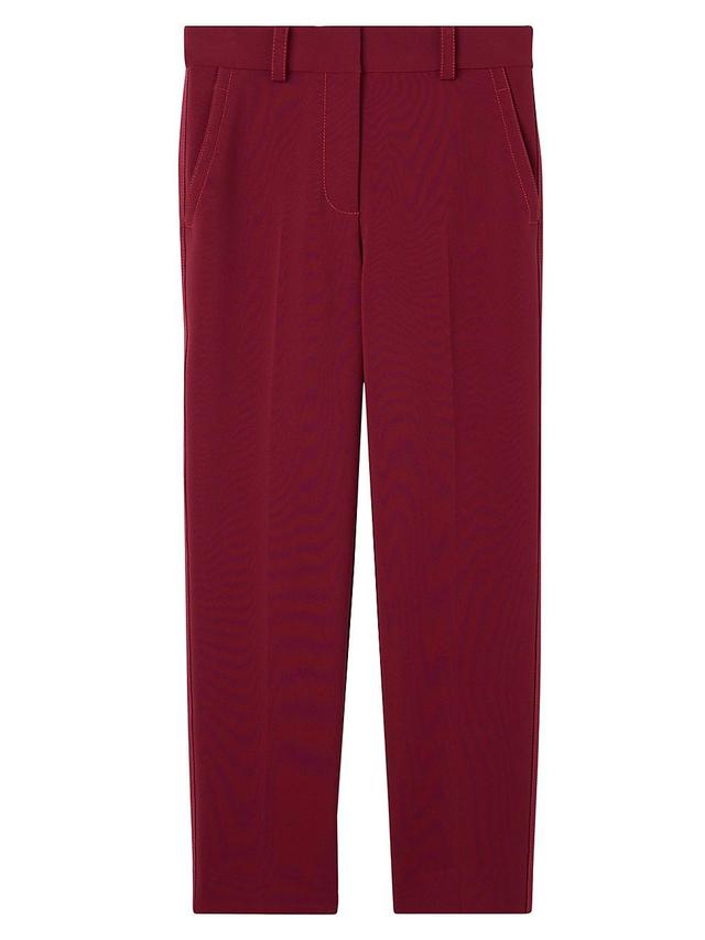 St. John Collection Stretch Cady Ankle Slim Pants Product Image