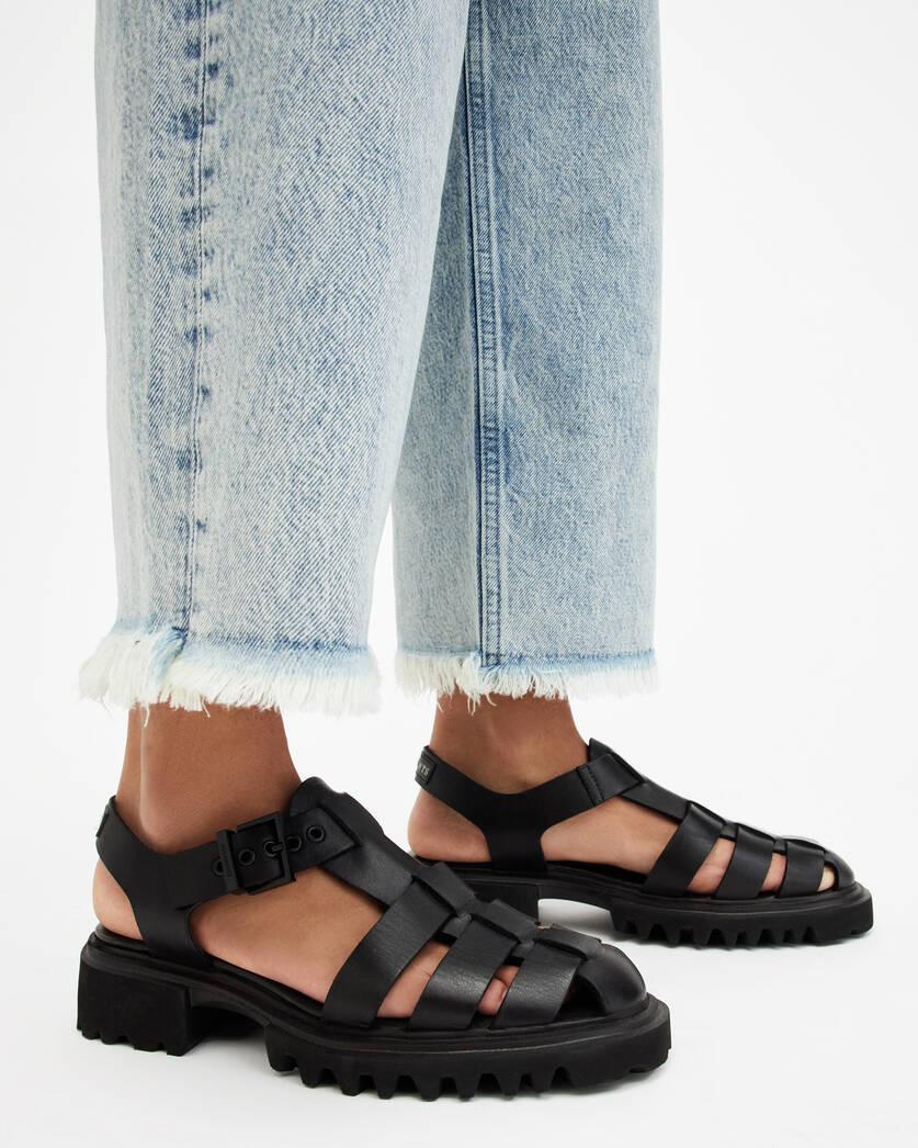 Nessa Chunky Leather Sandals Product Image