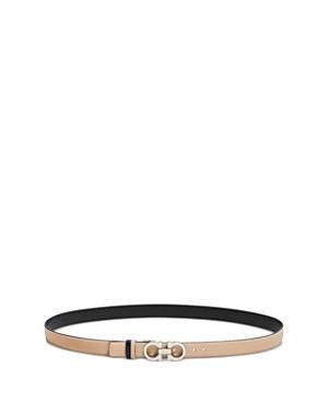 Salvatore Ferragamo Womens Skinny Gancini Belt Product Image