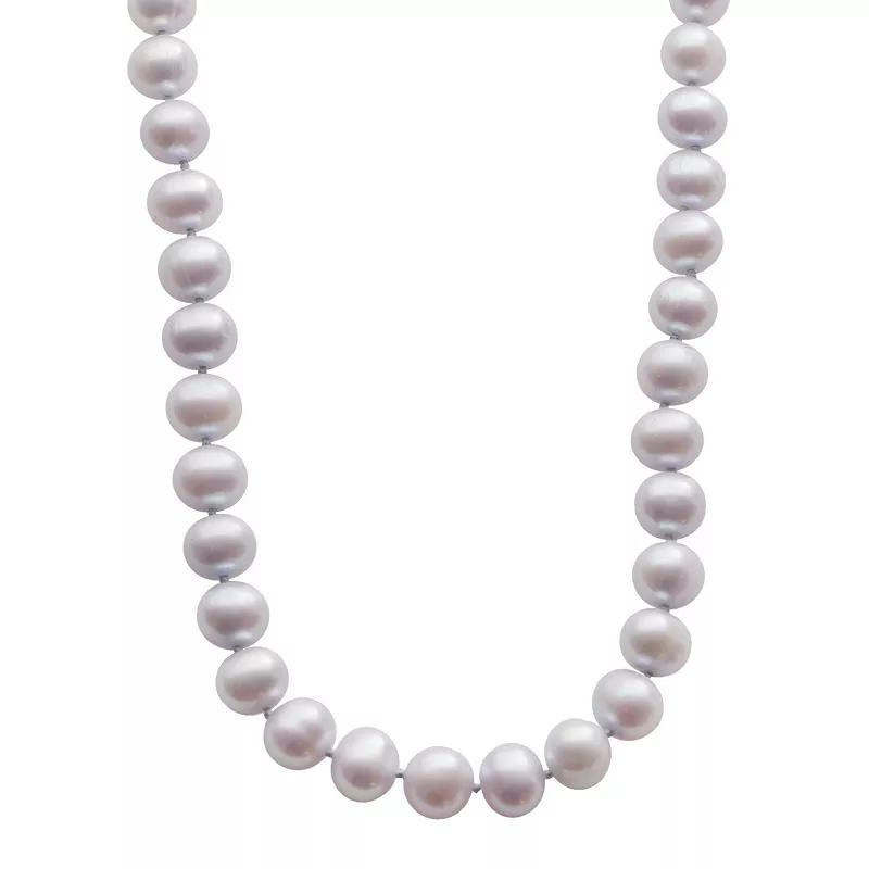 PearLustre by Imperial Dyed Freshwater Cultured Pearl Sterling Silver Necklace, Womens Light Purple Product Image