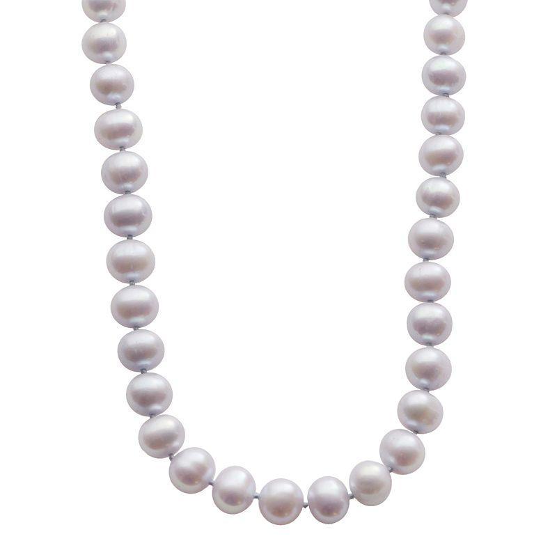 PearLustre by Imperial Dyed Freshwater Cultured Pearl Sterling Silver Necklace, Womens Light Purple Product Image