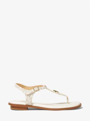 MICHAEL Michael Kors Mallory Thong (Brown) Women's Shoes Product Image