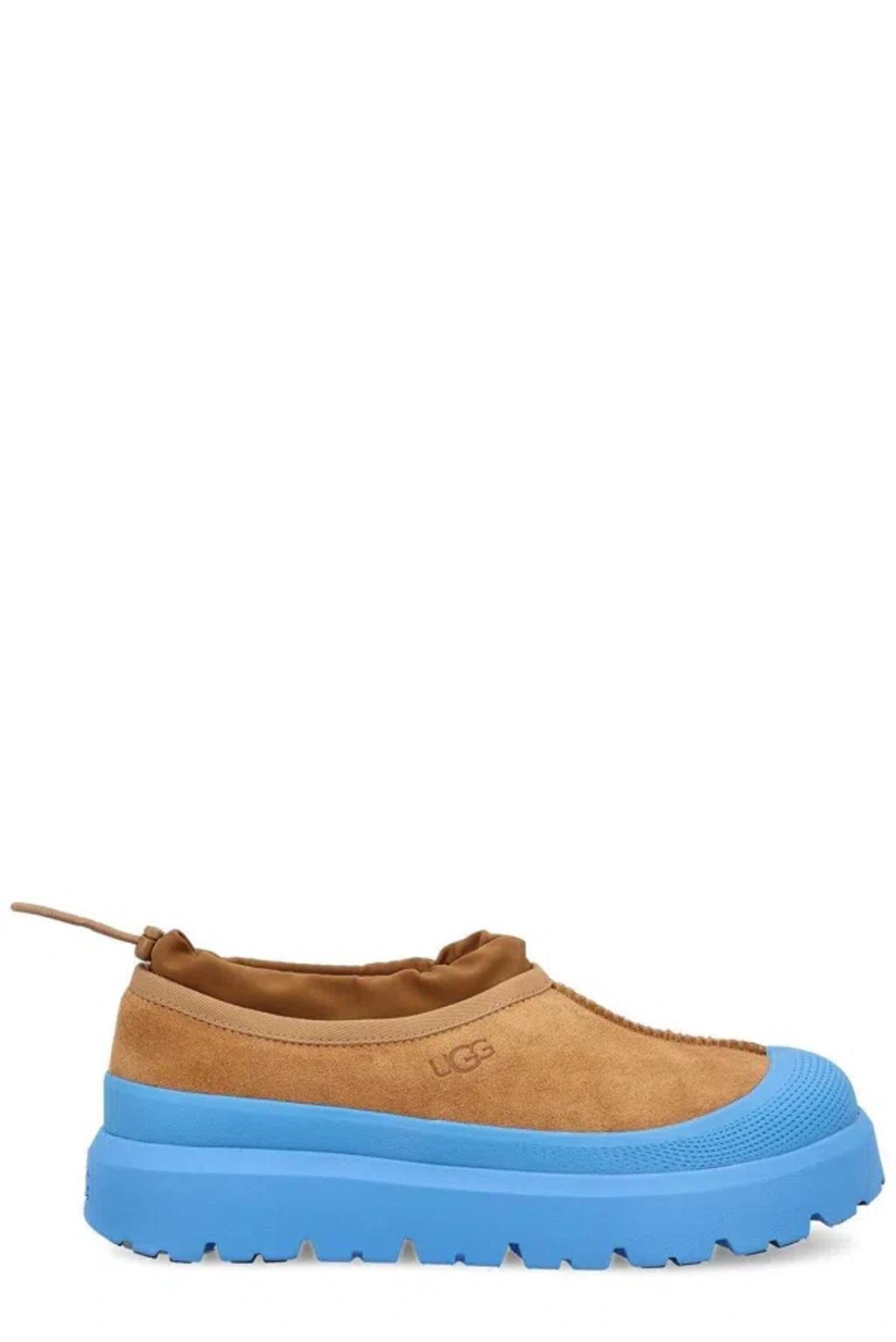 UGG Tasman Weather Hybrid Galosh Loafers In Chestnut/blue Product Image