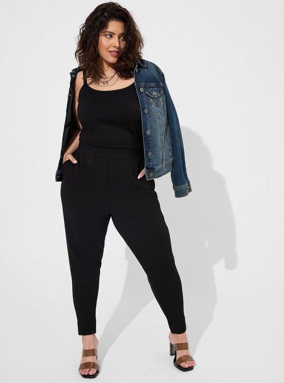 Ponte Sleeveless Jumpsuit Product Image