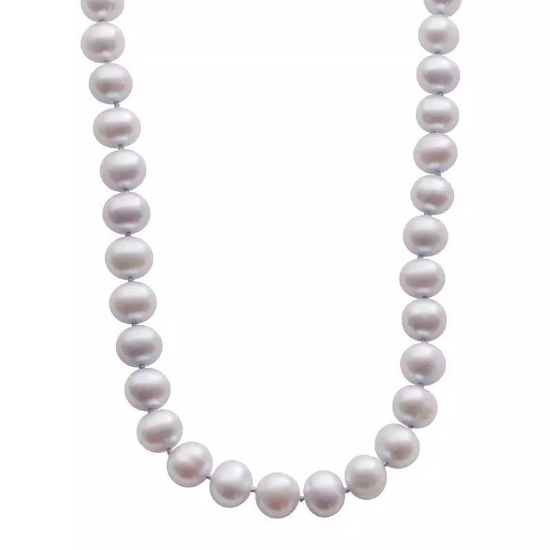 PearLustre by Imperial Dyed Freshwater Cultured Pearl Sterling Silver Necklace, Womens Light Purple Product Image