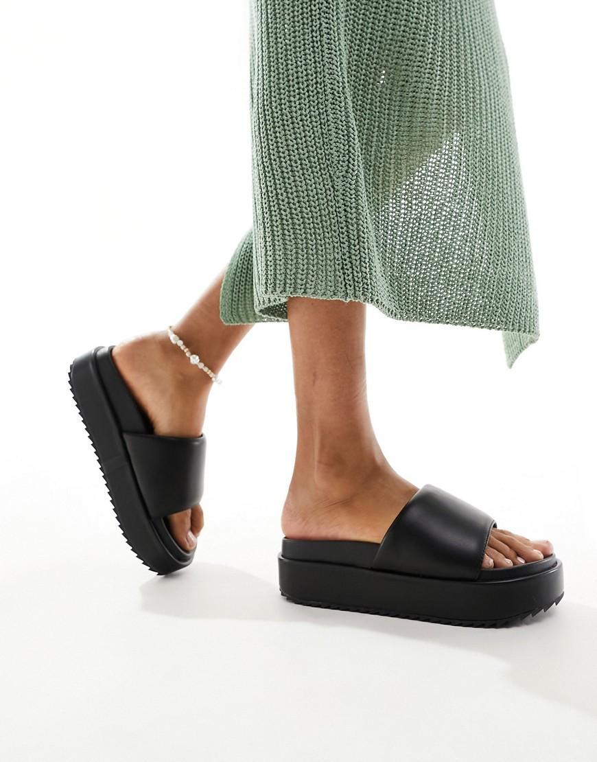 ASOS DESIGN Festival flatform sandals Product Image