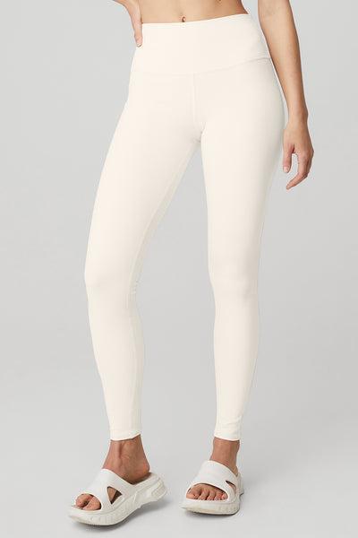 High-Waist Airbrush Legging - Ivory Product Image