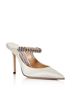 Jimmy Choo Womens Bing 100 Embellished High Heel Mules - 100% Exclusive Product Image