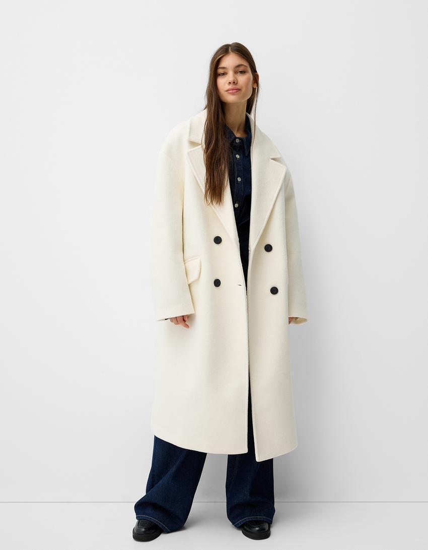 Drop shoulder coat Product Image