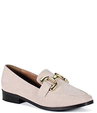 Diba True About It Suede Bit Buckle Loafers Product Image