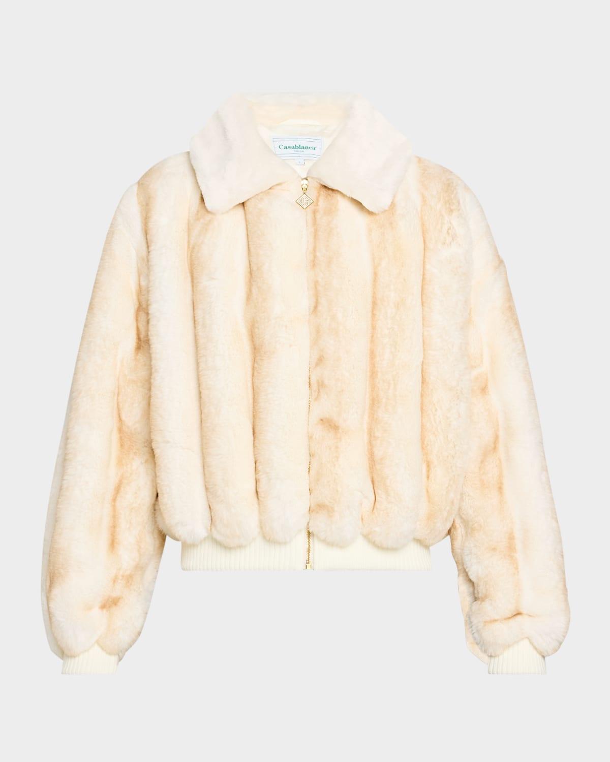 Men's Faux-Fur Zip Jacket Product Image