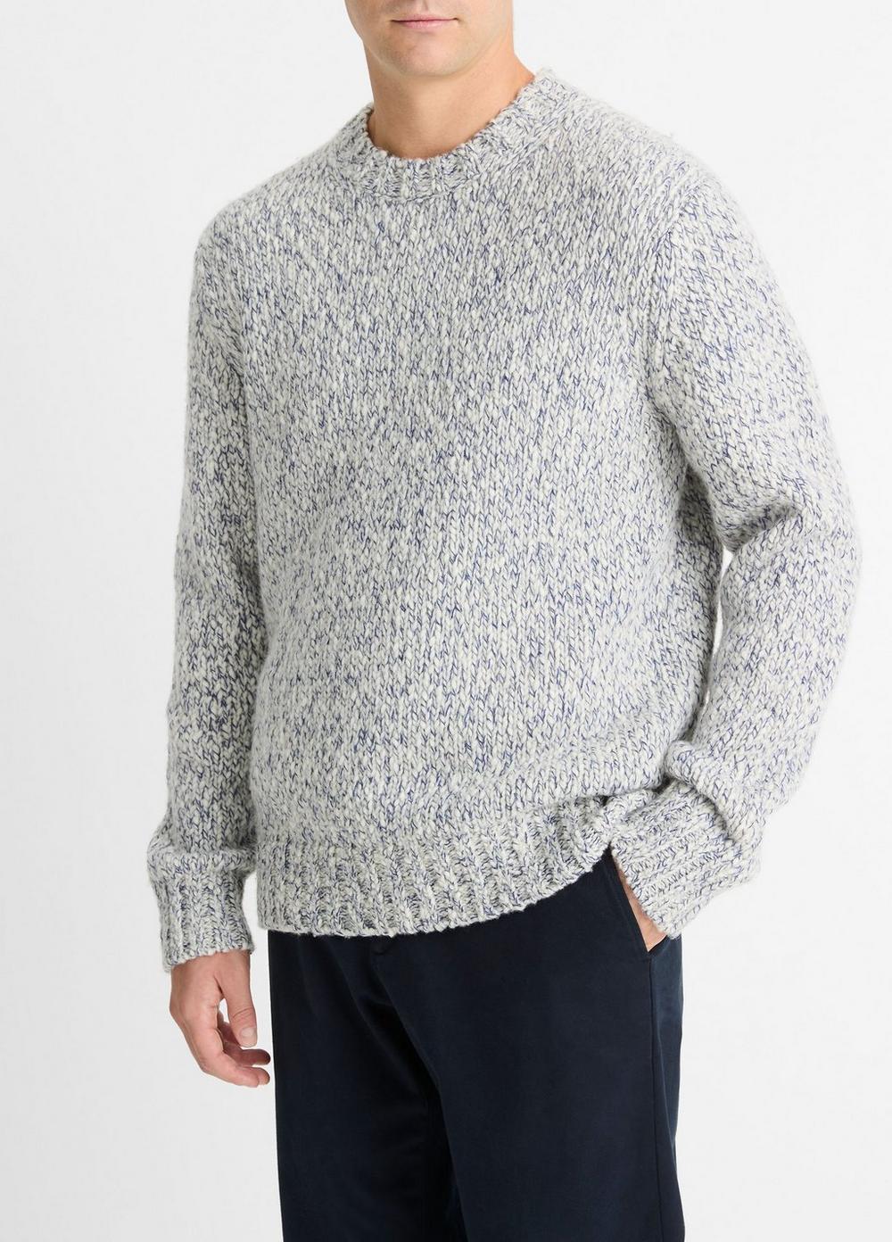 Mottled Marl Wool-Blend Sweater Product Image