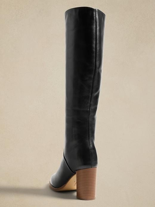 Leather Tall Shaft Boot Product Image