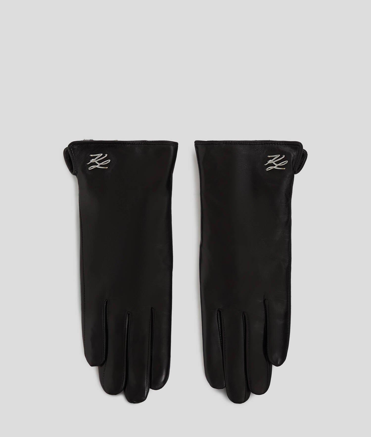 K/AUTOGRAPH LEATHER GLOVES Product Image