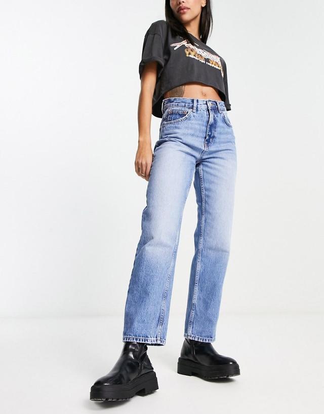 Only Robyn high waisted straight leg jeans Product Image