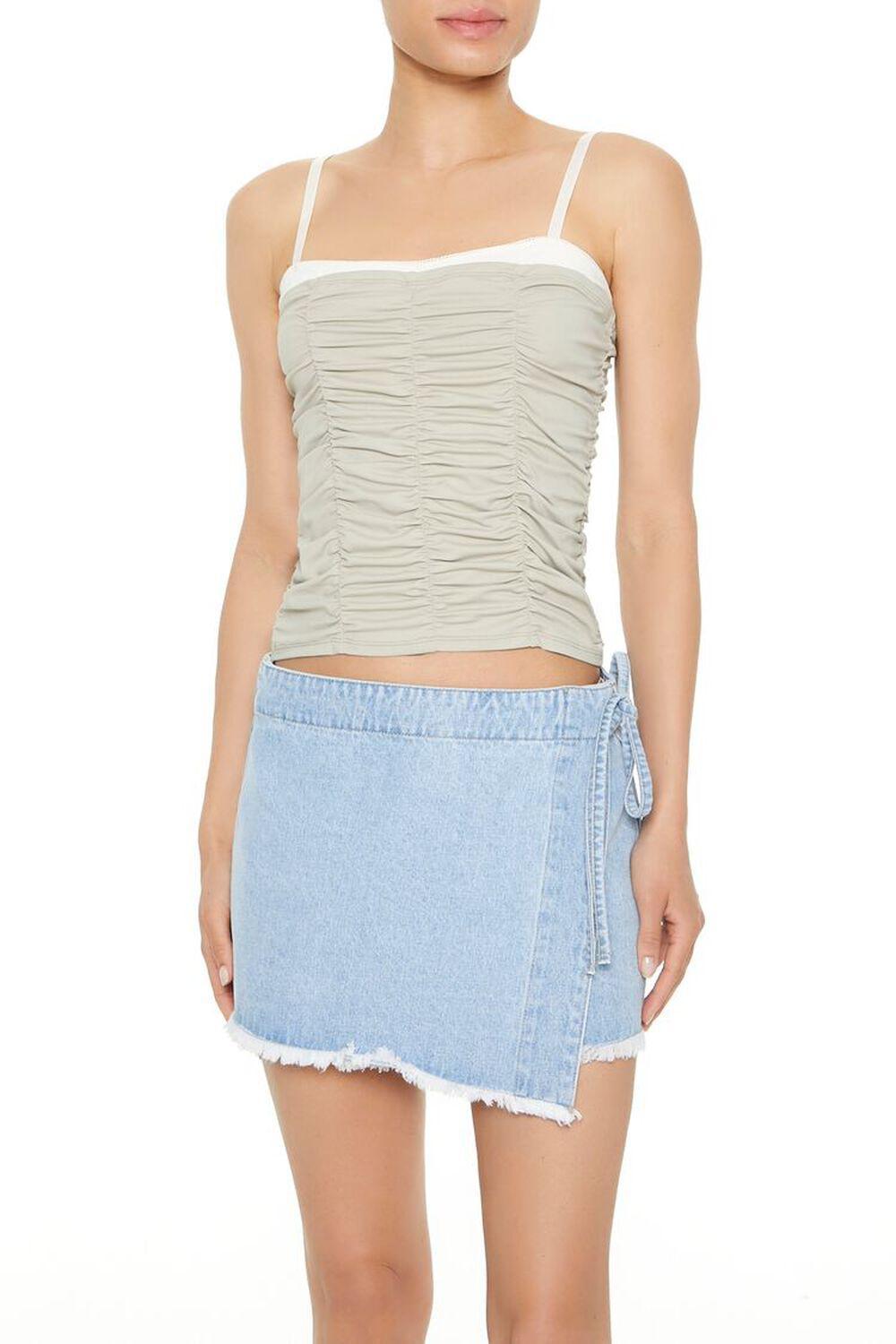 Colorblock Ruched Cami | Forever 21 Product Image