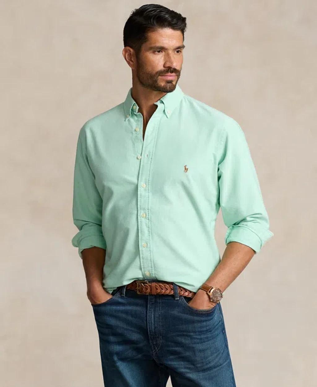 Polo Ralph Lauren Mens Big & Tall Cotton Oxford Shirt Product Image