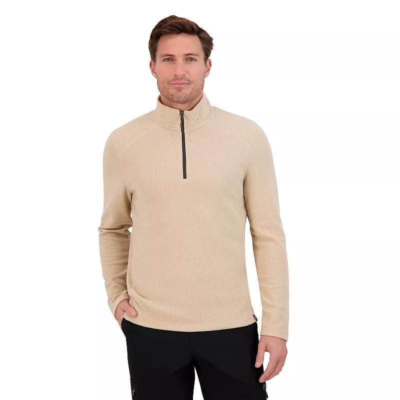 Mens ZeroXposur Brushed 1/4-Zip Pullover Sweater Green Product Image