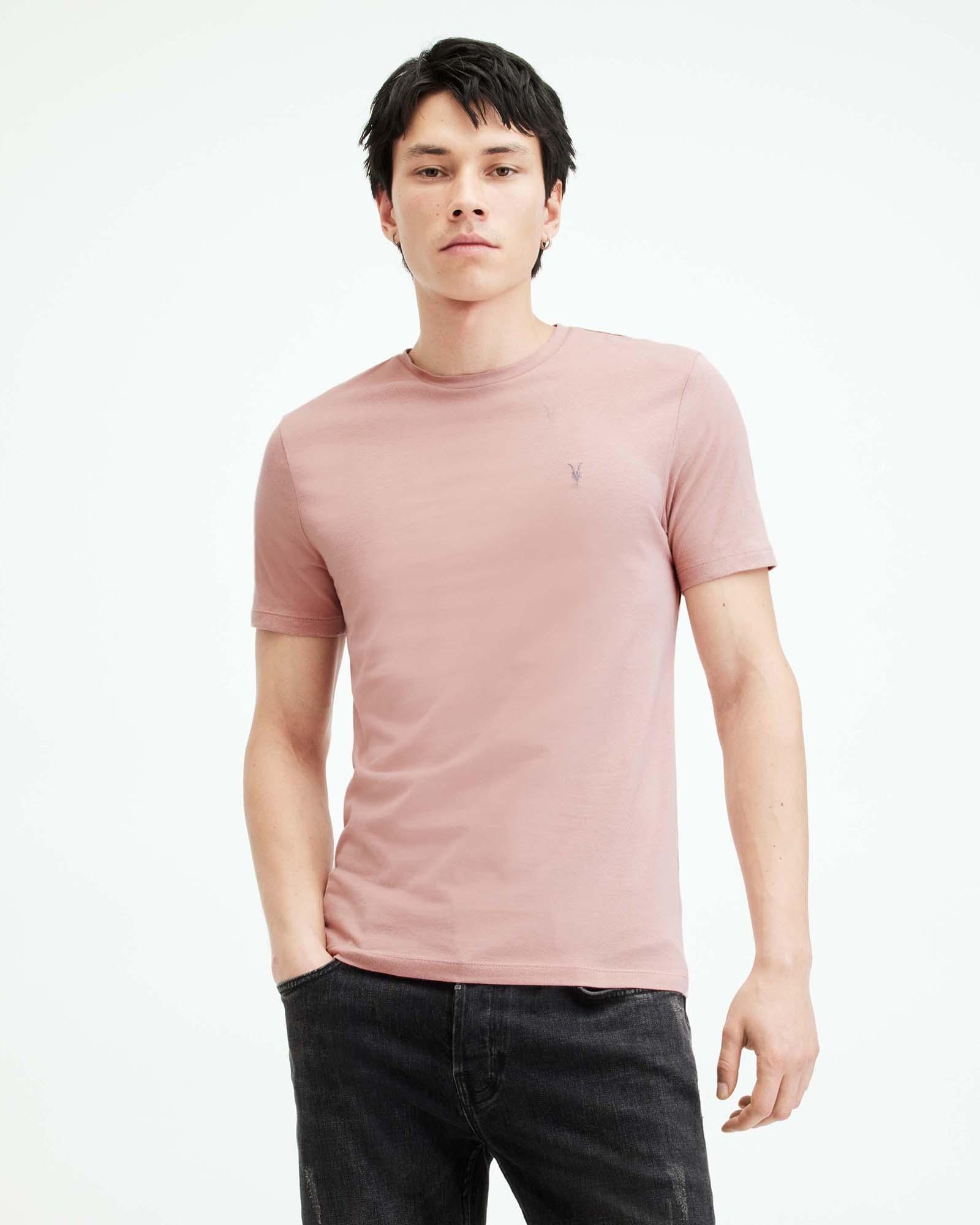 Brace Brushed Cotton Crew Neck T-Shirt Product Image