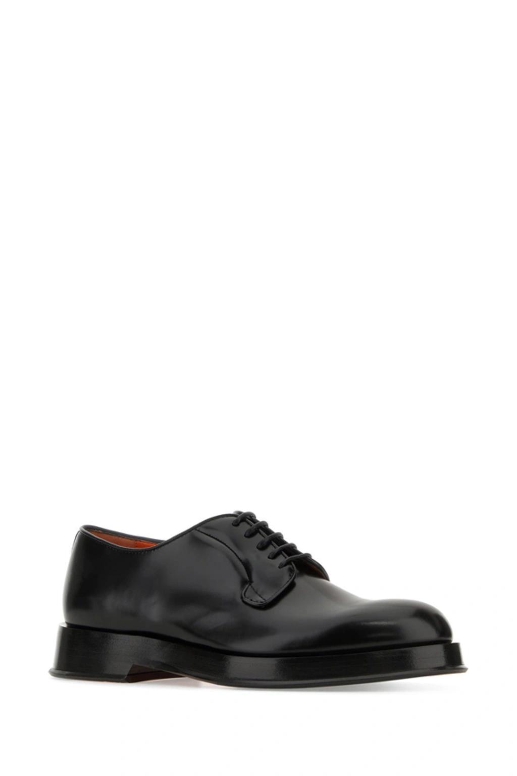 SANTONI Scarpe Stringate-10 Nd  Male In Black Product Image