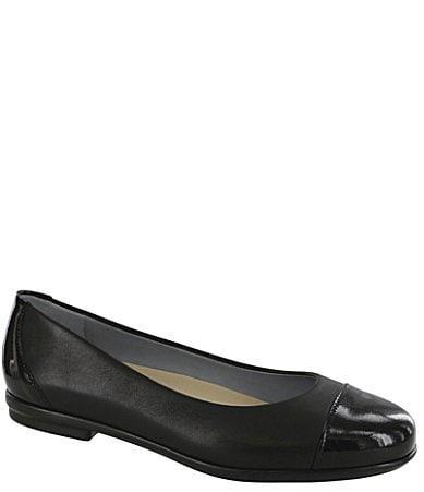 SAS Scenic Cap Toe Black Patent) Women's Shoes Product Image