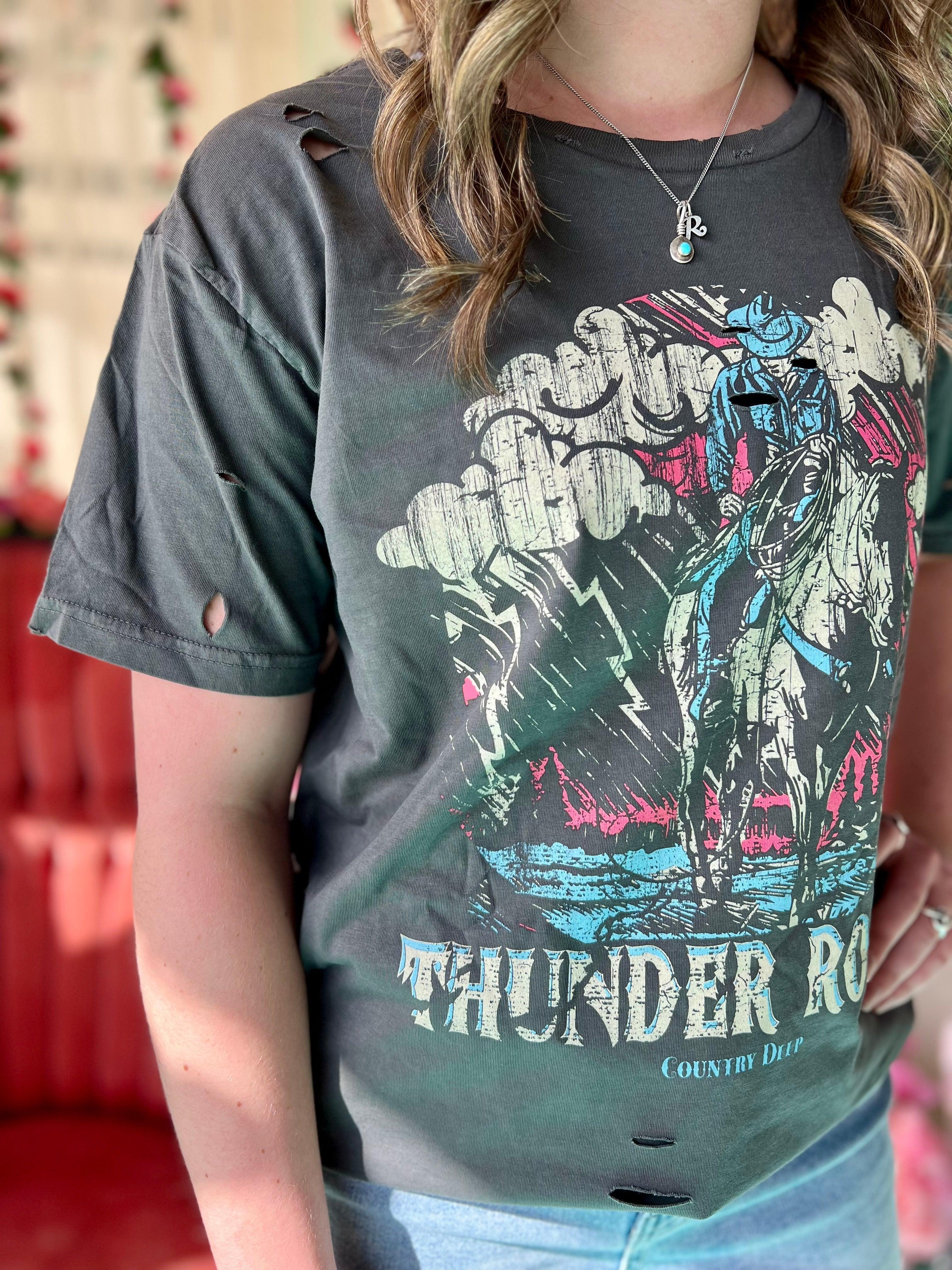 PLUS Thunder Rolls Holy Tee Product Image