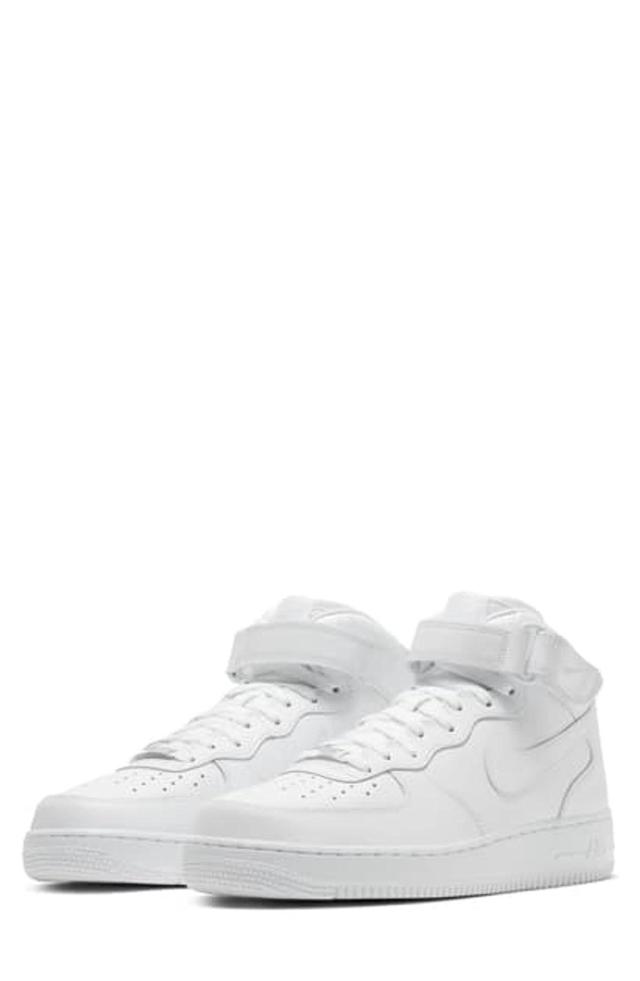 NIKE Air Force 1 High-top Sneakers In White Product Image