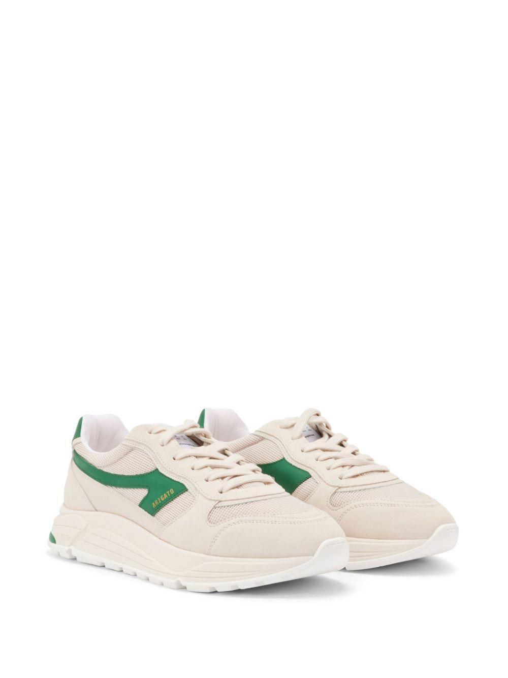 AXEL ARIGATO Beige & Green Rush-a Sneakers In Neutrals Product Image