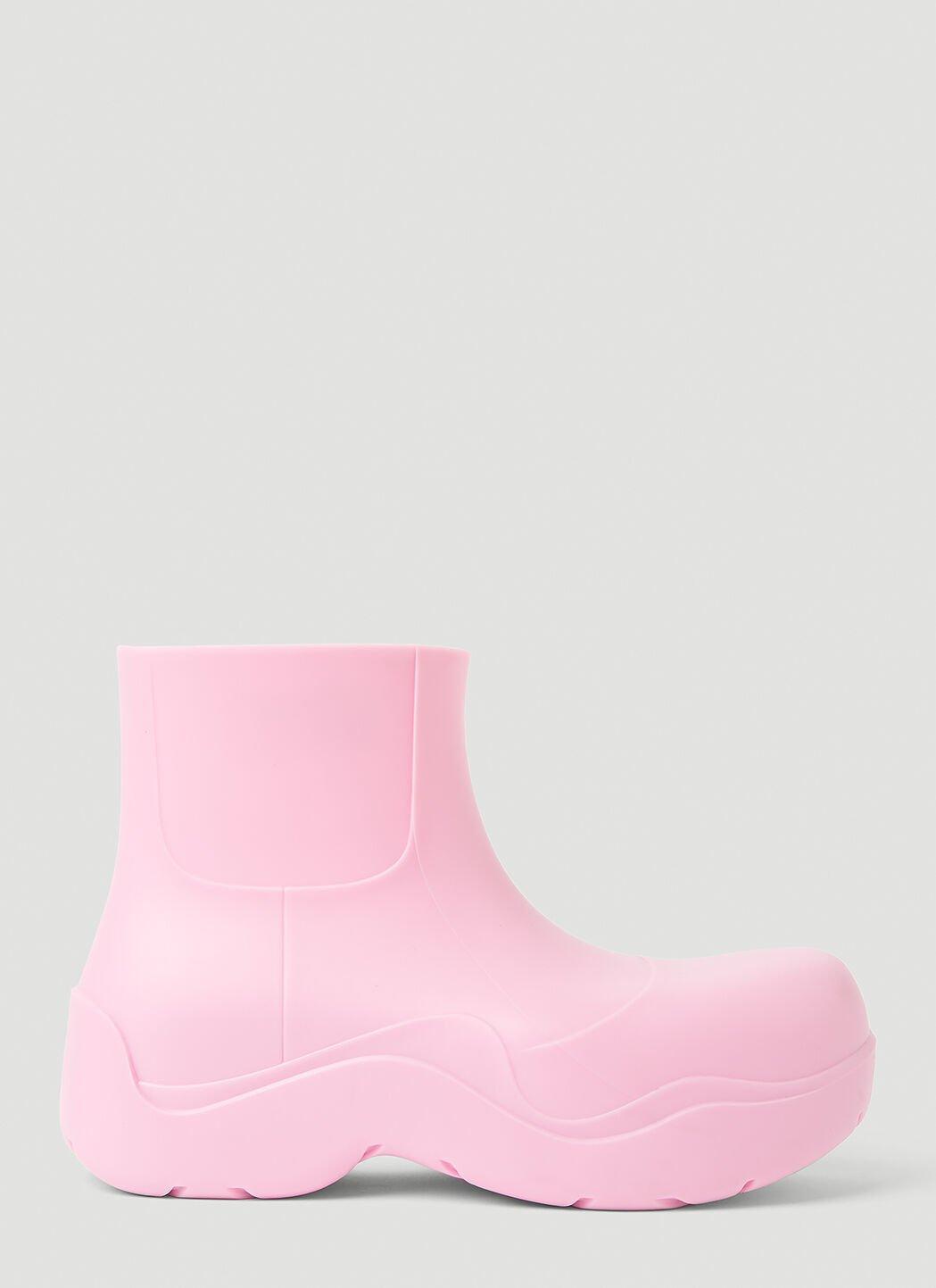 Puddle Rubber Ankle Boots In Pink Product Image