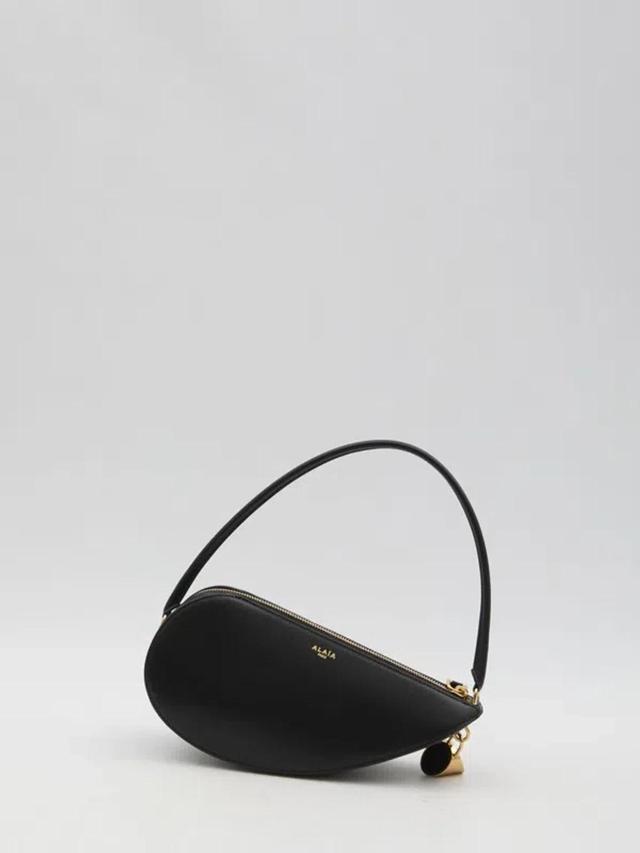 Le Demi-coeur Black Leather Bag Product Image