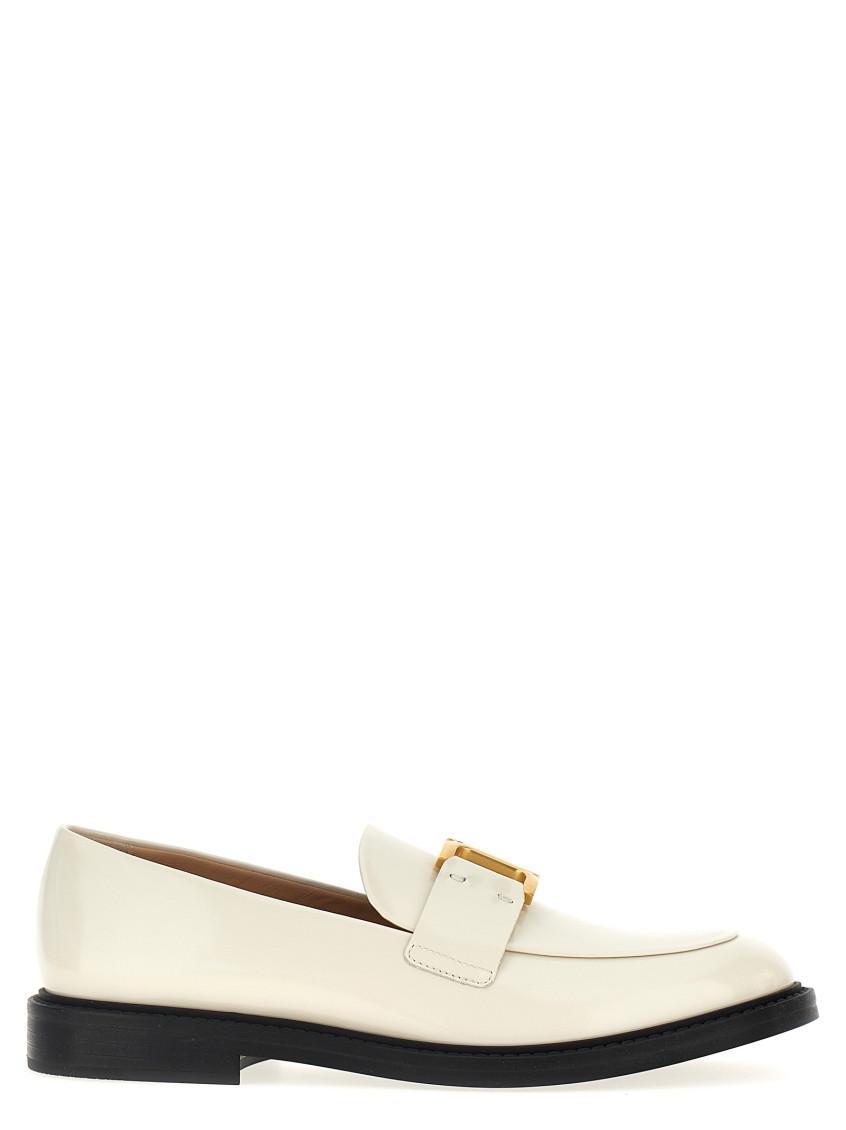 White Marcie Loafers Product Image