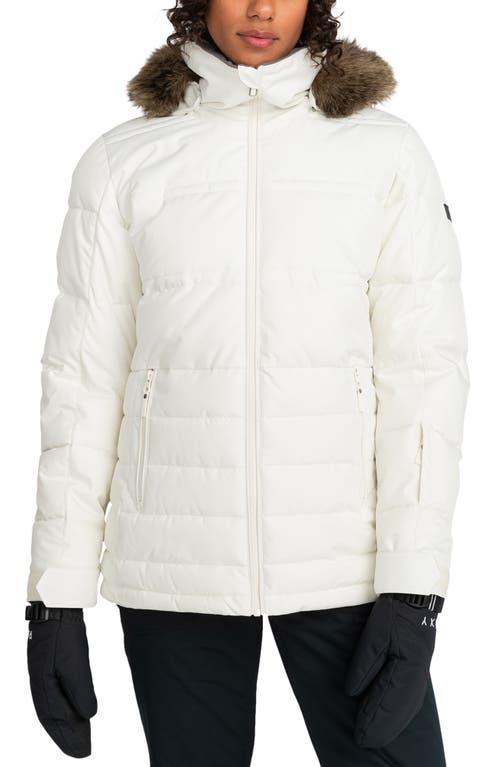 Roxy Quinn Durable Water Repellent Snow Jacket with Faux Fur Hood Product Image