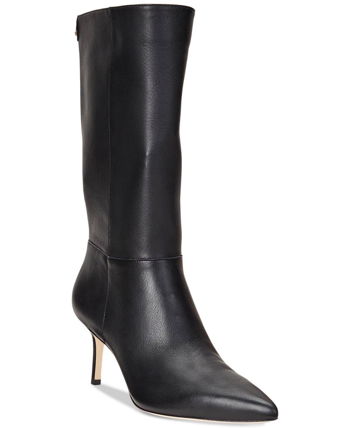 Lauren Ralph Lauren Leannah Nappa Leather Boots Women's Boots Product Image