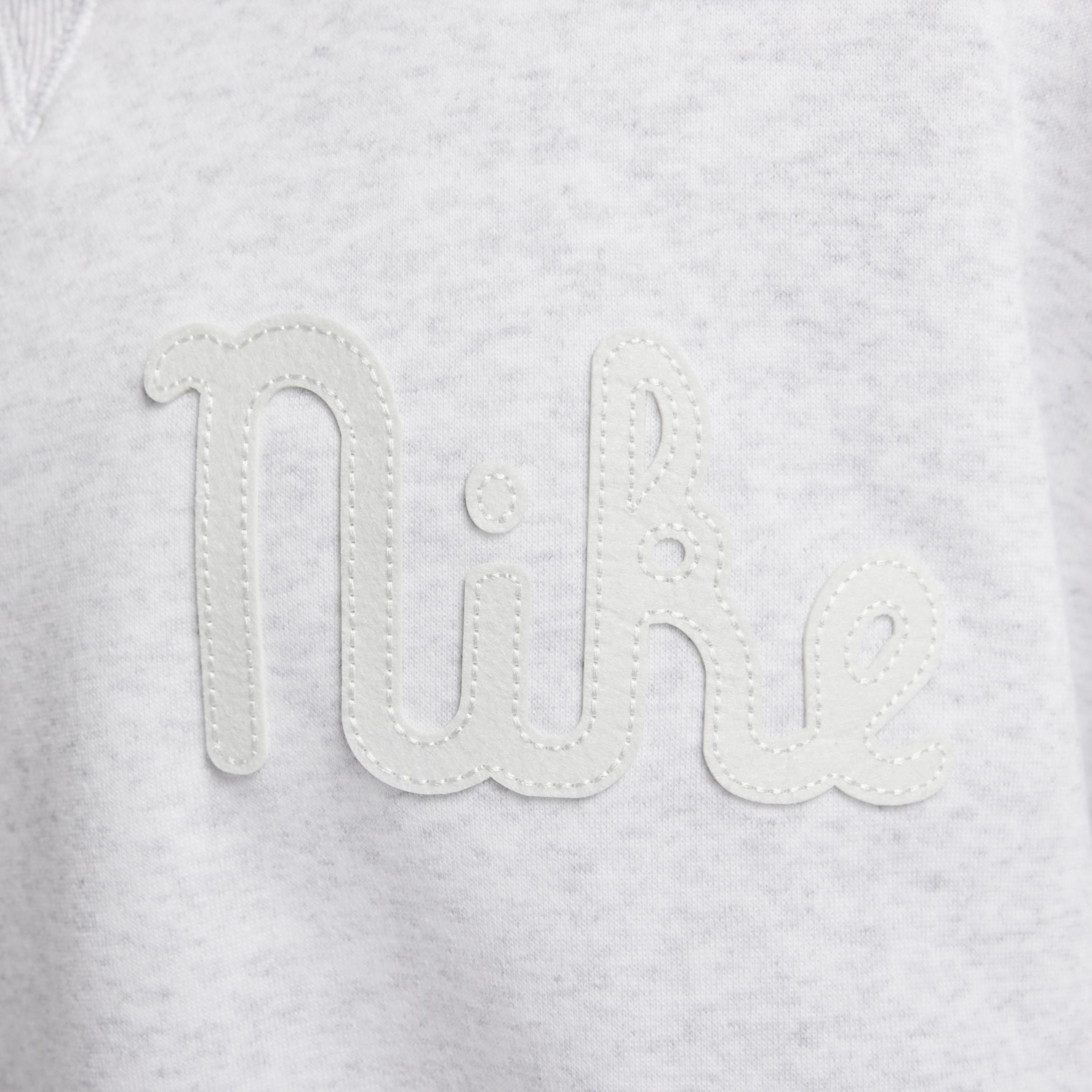 Nike Womens NSW Fleece OOS Crew - Birch/Sail Product Image