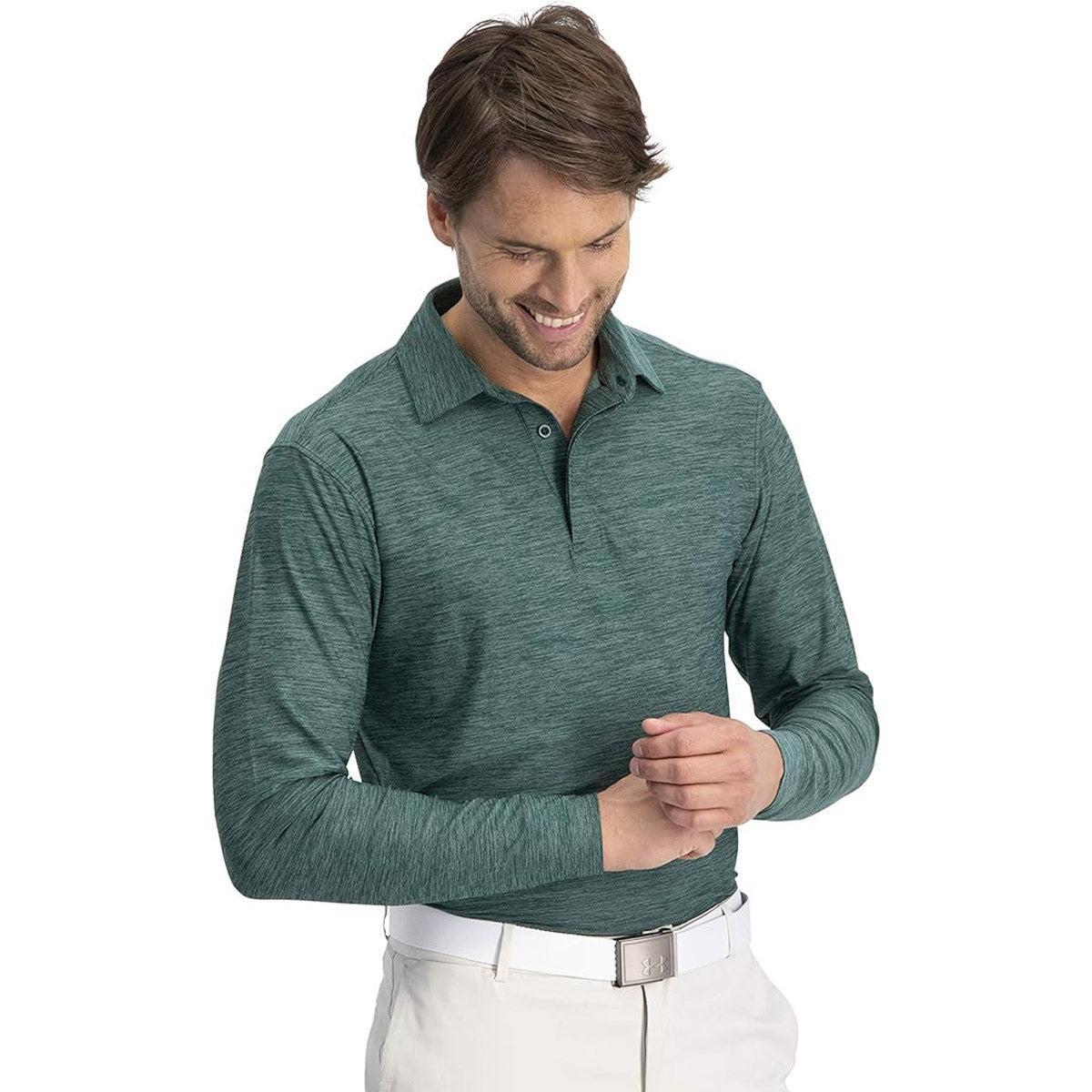 Three Sixty Six Men's Long Sleeve Golf Polo Product Image