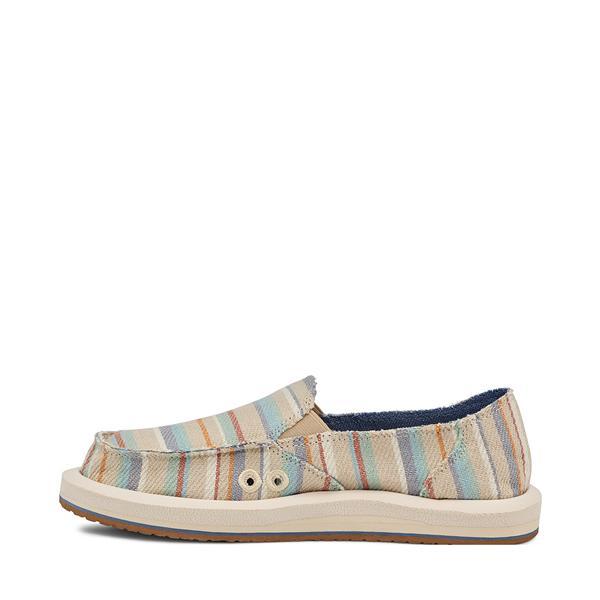 Womens Sanuk Donna ST Blanket Slip-On Casual Shoe Stripes Product Image