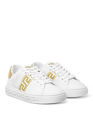 Womens Embroidered Low-Top Sneakers Product Image