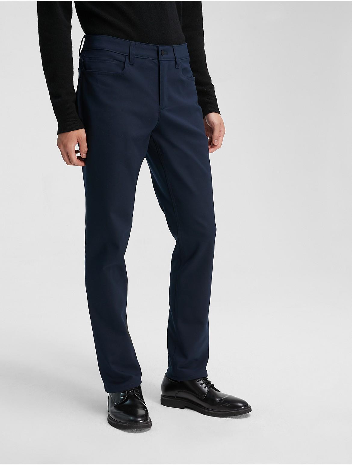 Calvin Klein Mens 5-Pocket Pant - Blue - 36W x 34L Product Image