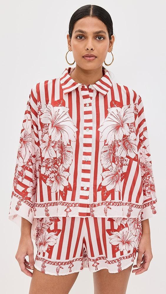 FARM Rio Floral Chains Shirt | Shopbop Product Image