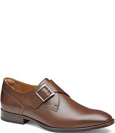 Johnston  Murphy Mens Richland Monk Strap Dress Shoes Product Image