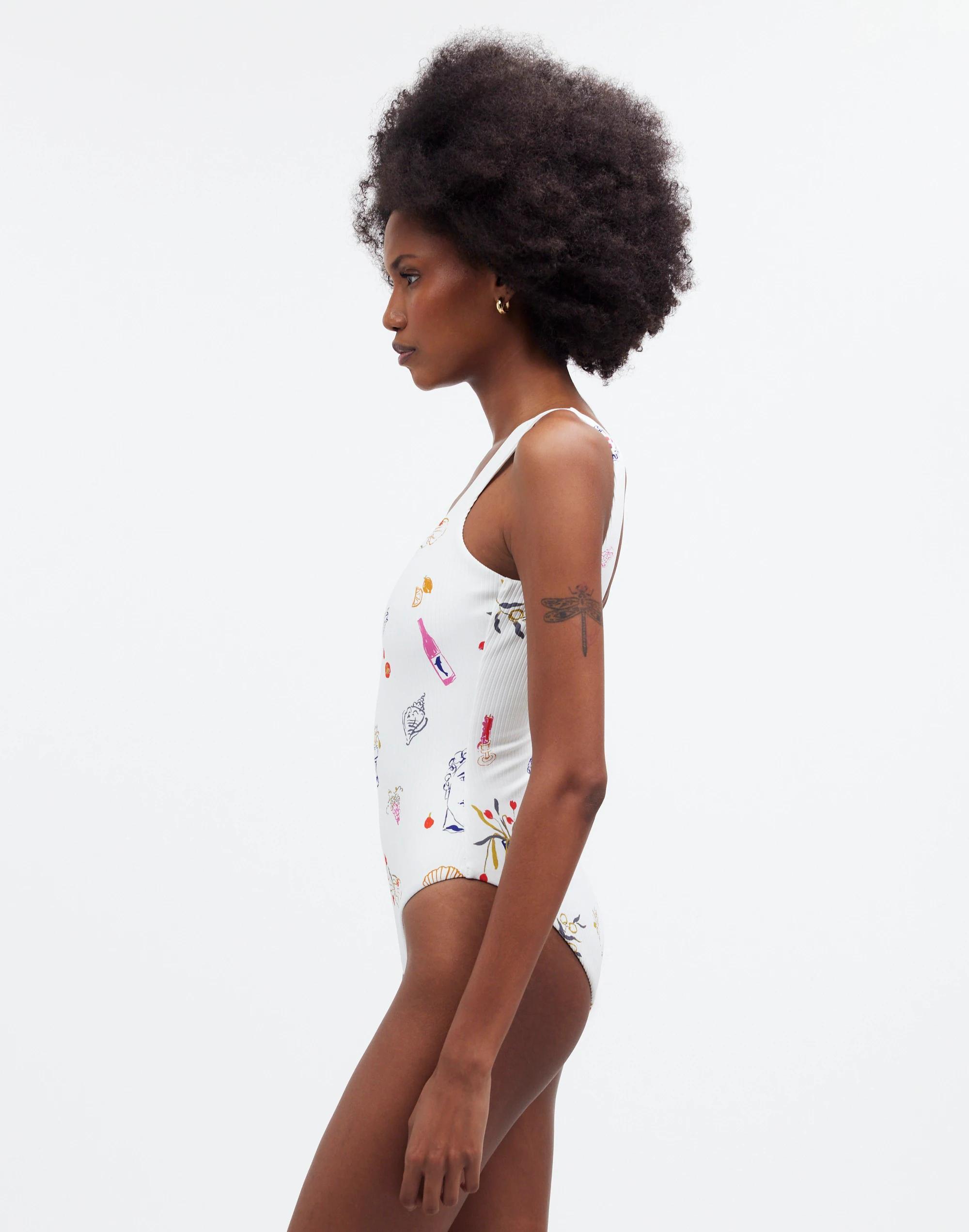 Madewell x Lisa Says Gah! Scoop-Neck One-Piece Swimsuit Product Image