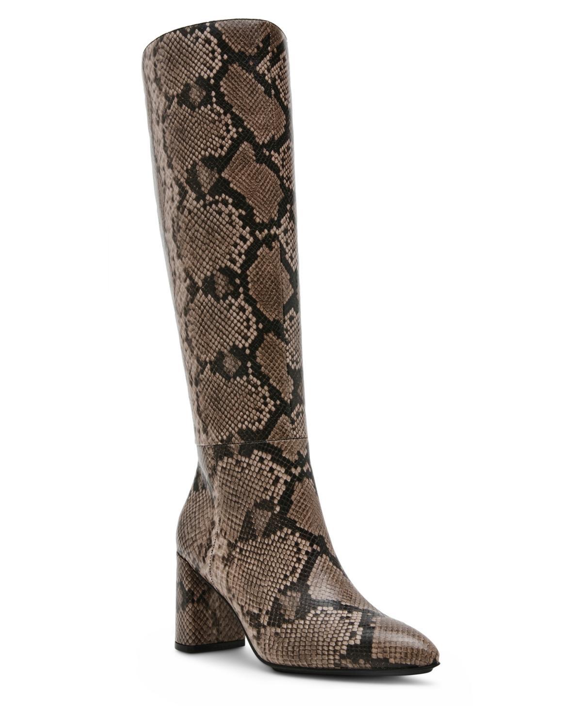 Anne Klein Womens Beth Block Heel Knee High Dress Boots Product Image