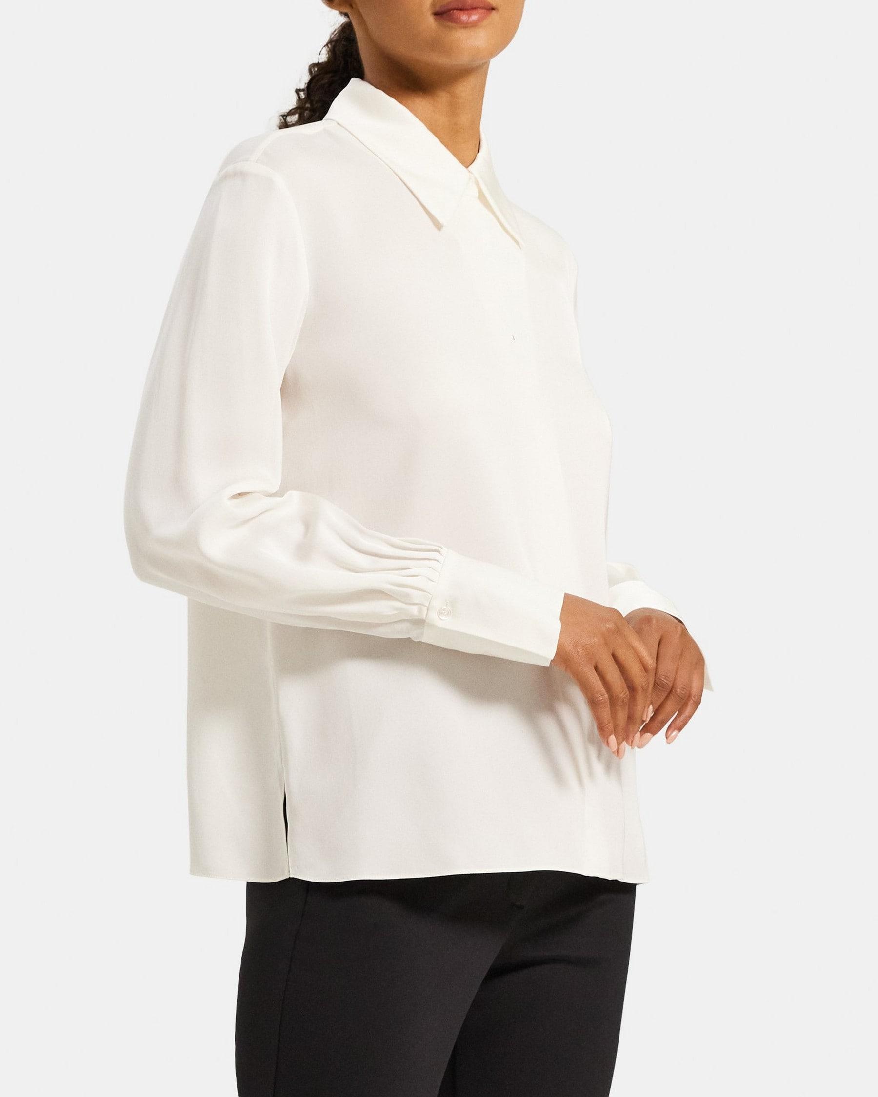 Popover Blouse in Silk Georgette Product Image