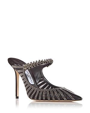 Jimmy Choo Womens Bing 100 Embellished High Heel Mules Product Image