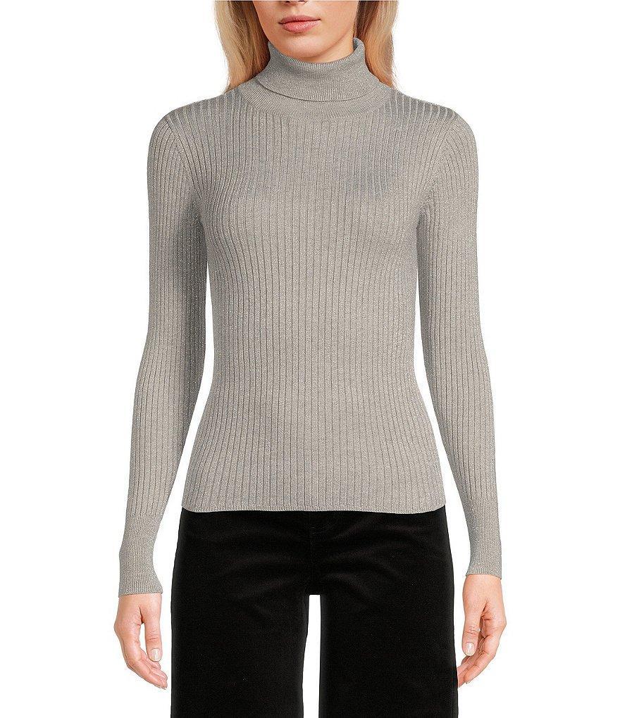 Copper Key Lurex Turtleneck Sweater Product Image