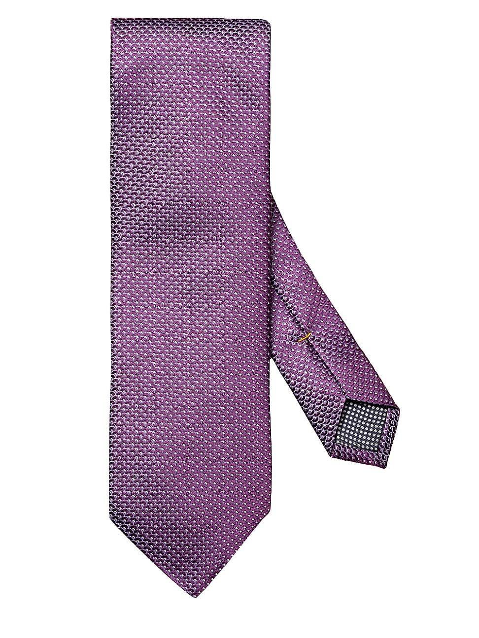 Mens Geometric Silk Tie Product Image