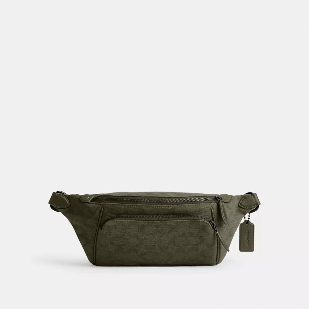 League Belt Bag In Signature Canvas Jacquard Product Image