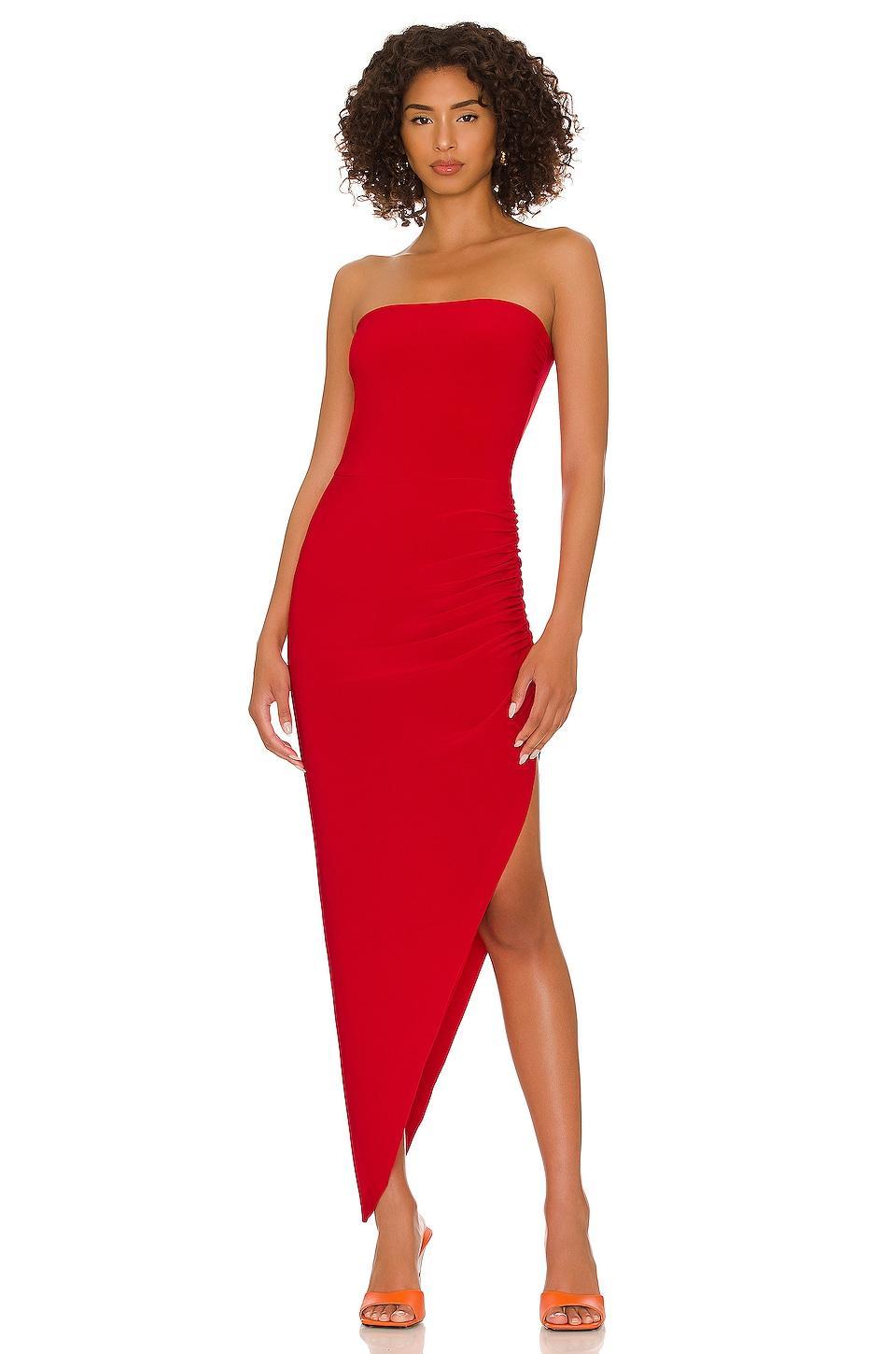 Side Drape Gown Norma Kamali Product Image