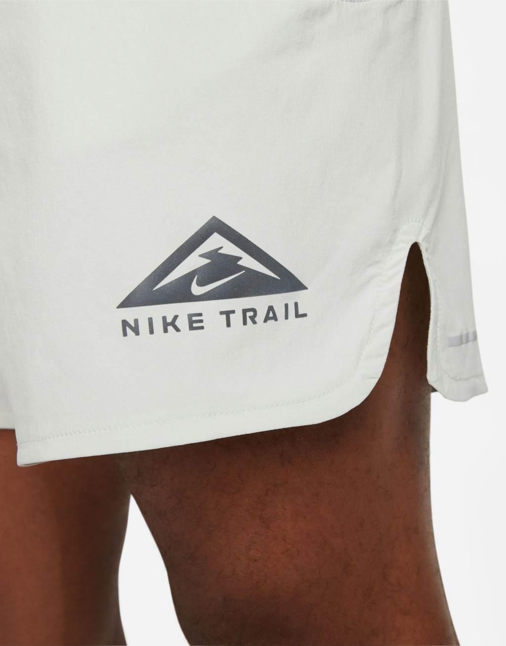 Nike Running Dri-FIT Train 5inch shorts in gray Product Image